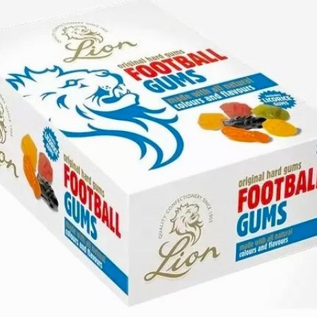 Lions Football Gums... 2Kg Box Lions Football Gums... 2Kg Box
